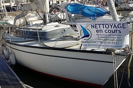 Nettoyage de bateau par Kerboat Services
