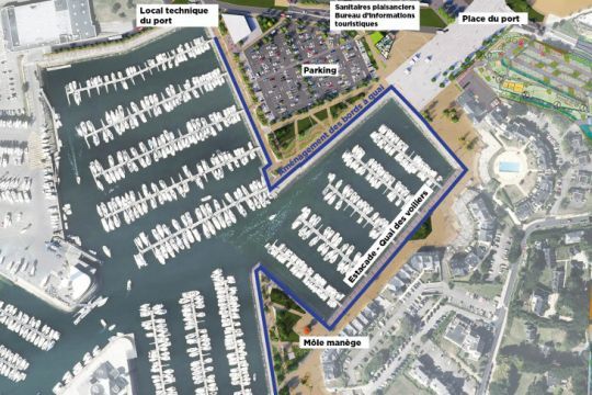 Projet d'aménagement du port du Crouesty