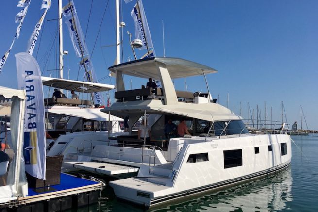 Bavaria Catamarans Stand auf der Grande-Motte Multihull Show