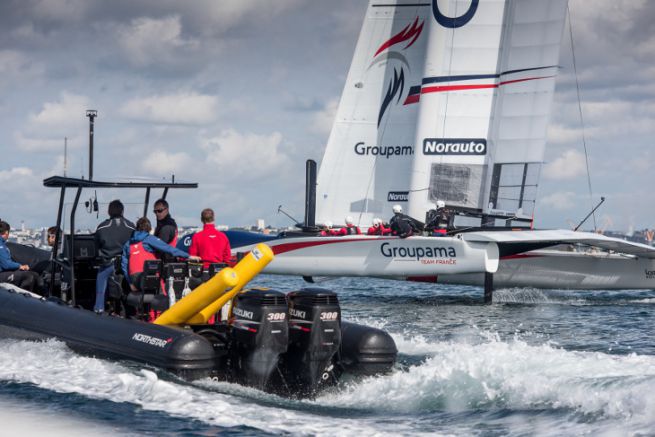 Halbstarr ausger�stet mit Suzuki-Motoren nach AC45 Groupama