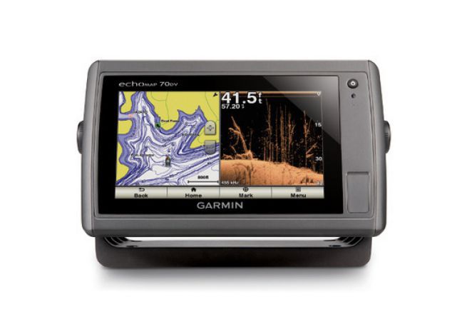 Garmin-Sonar mit Down-V-Technologie