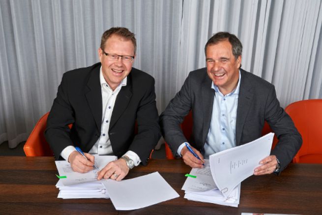 Unterzeichnung des Volvo Humphree-Abkommens