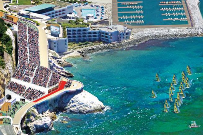 Marseille Corniche Entwicklungsprojekt fr die Olympischen Spiele 2024
