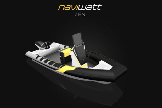 Net-zen von Naviwatt, Gewinner des Konzeptpreises beim Wettbewerb Elektroboot des Jahres