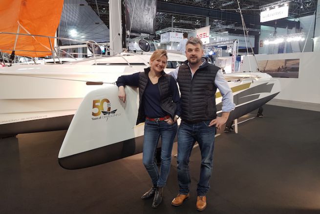 Charlotte und Julien Binard, die neuen franzsischen Importeure Dragonfly
