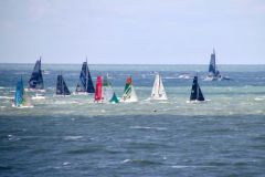 Offshore-Rennstart w�hrend des Transat Jacques Vabre