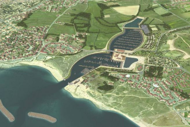 Brtignolles-sur-Mer Marina-Projekt im sensiblen Naturgebiet des Marais Girard