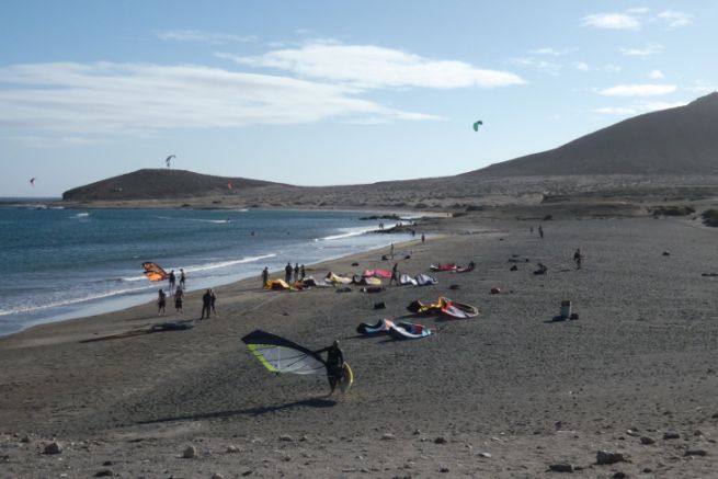 Windsurf- und Kitesurfing-Spot auf den Kanarischen Inseln