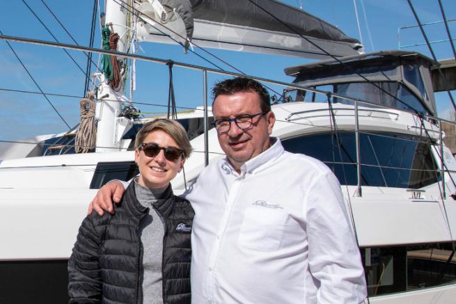 Anna Nowotarska, neue Exportverkaufsleiterin mit Gilles Wagner, CEO von Privilge Marine