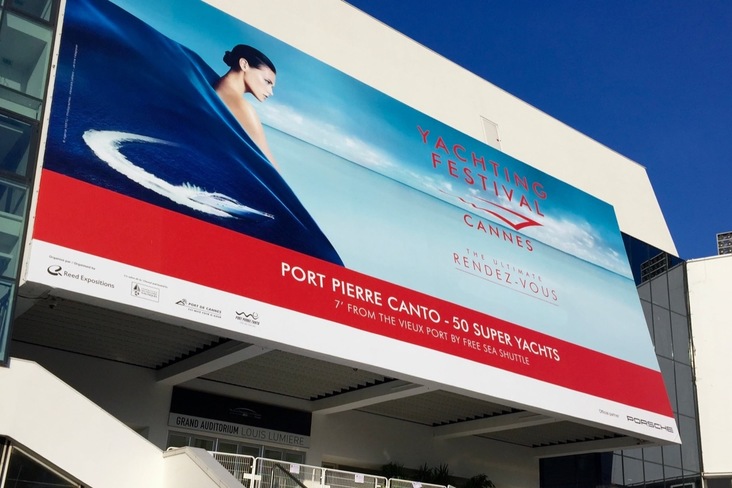 Port Canto wartet darauf, das Segelrevier des Cannes Yachting Festival wieder zu begren