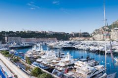 Yachten im Hafen von Monaco