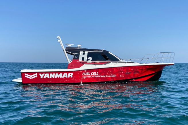 Yanmar testet seine Wasserstoff-Brennstoffzellen auf einem Sportboot