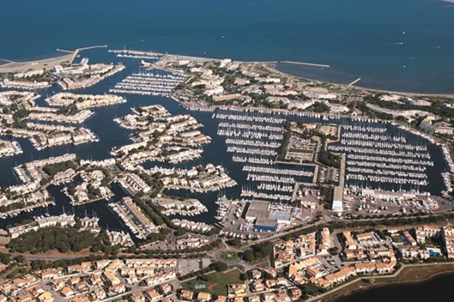 Luftaufnahme von Port-Camargue