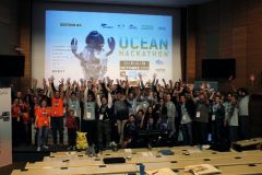 Ende der Arbeit beim Ocean Hackathon 2019