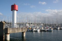 Hafen von Brest Chateau