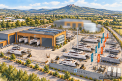 Beneteau plant ein 15.000 m² großes Gelände für die Überholung großer Boote