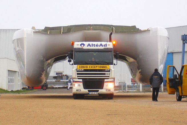 Altead ist spezialisiert auf auergewhnliche Transporte fr den Wassersport