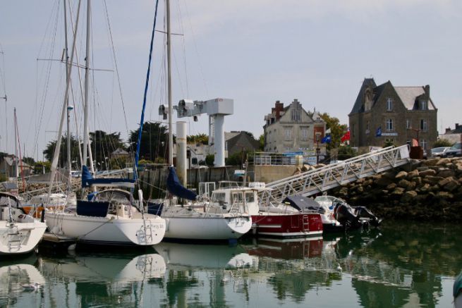 Der Hafen von Piriac-sur-Mer in der Loire Atlantique