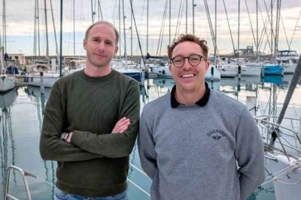 Baptiste und Pierre, die beiden Ansprechpartner fr die Produkte von Delta Voiles